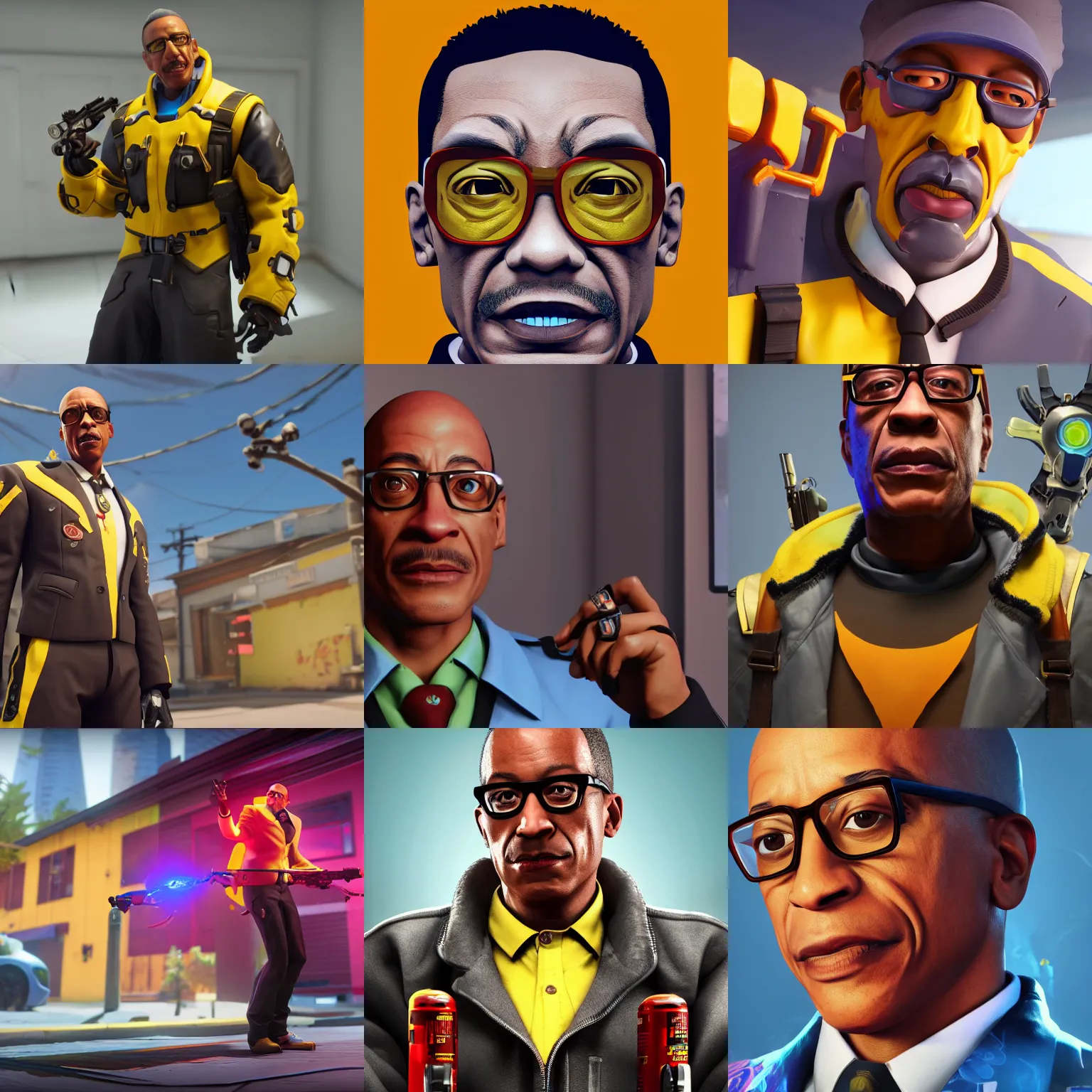 Prompt: digital art of gus fring in overwatch, official overwatch game art, trending on artstation, 8 k, rendered in octane, unreal engine