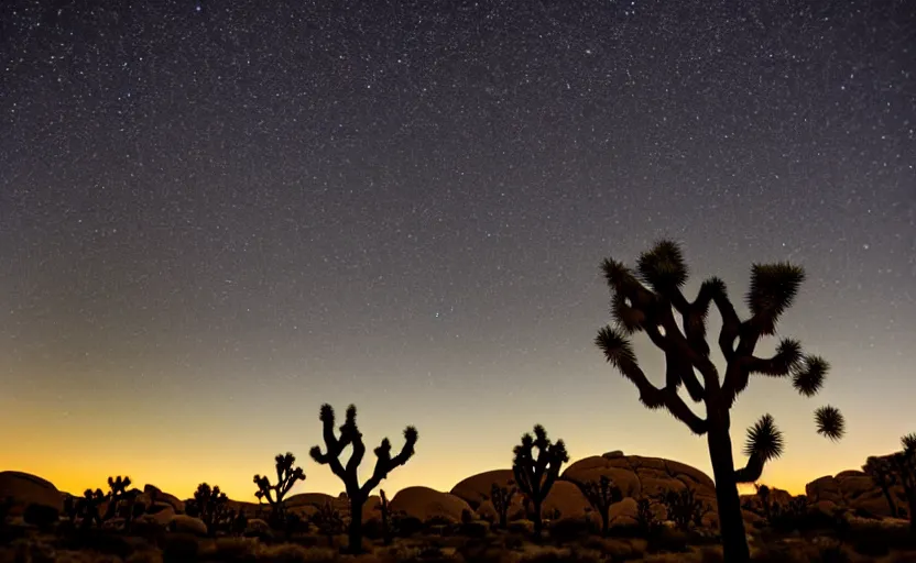 Image similar to joshua tree national park, night sky