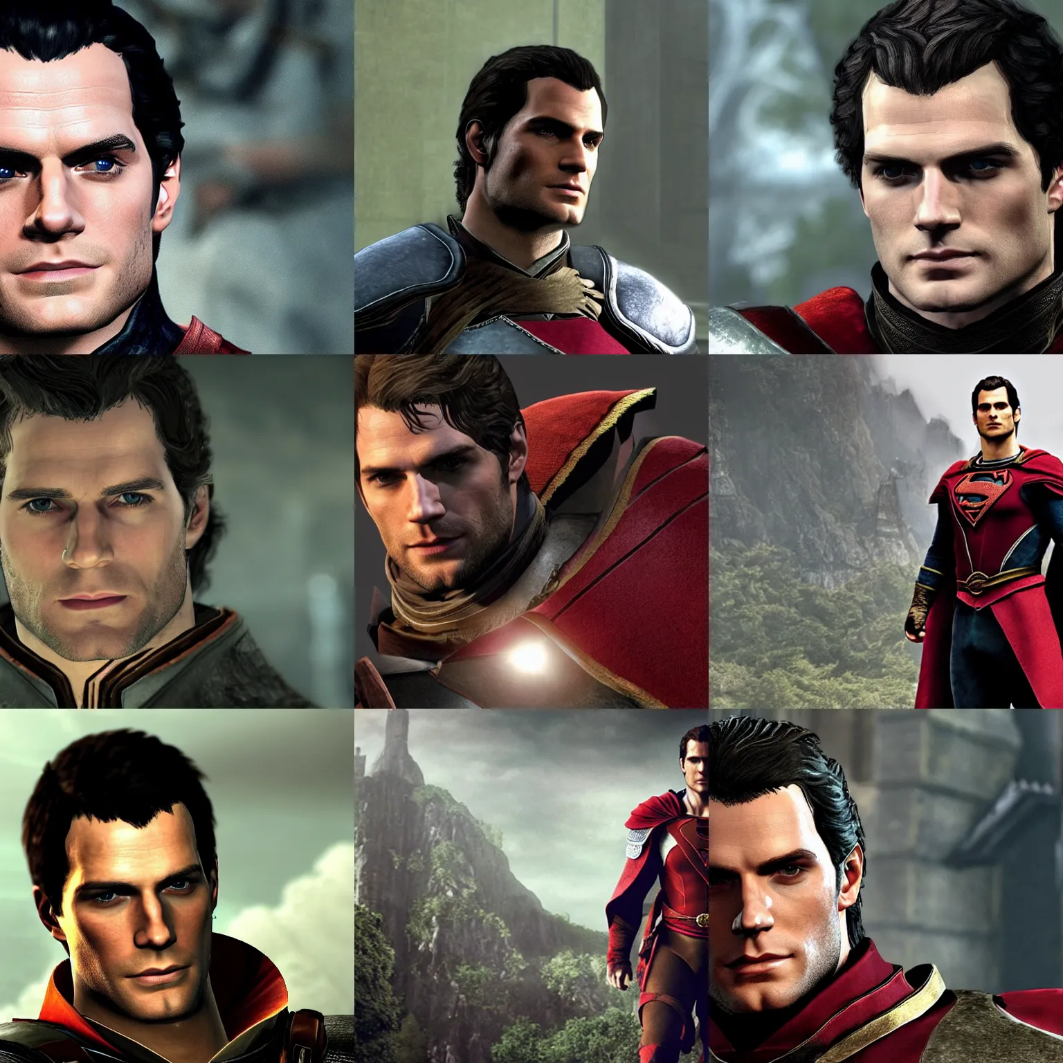 Prompt: henry cavill in dragon age