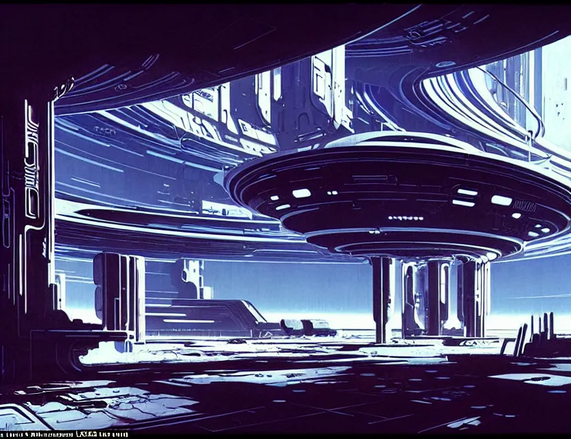 Prompt: concept art of an abandoned base on europa, by syd mead, cyberpunk, ancient, intricate details, cinematic, epic