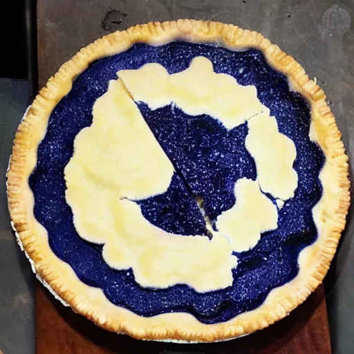 Prompt: ultramarine pie