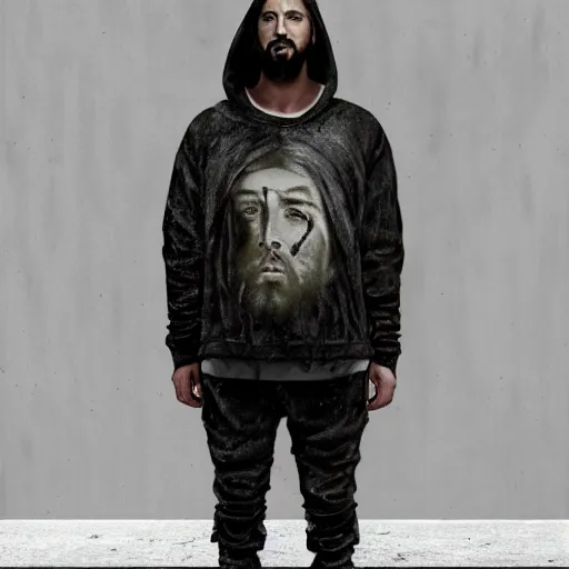 jesus in jerry lorenzo streetwear by nicola samori