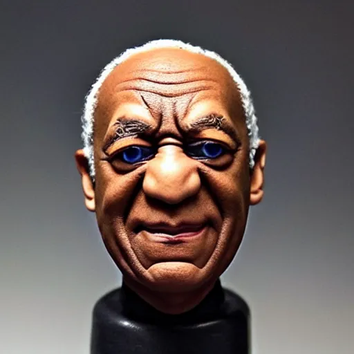 Prompt: bill cosby made out of polymer clay detailed sculpture trending on artstation