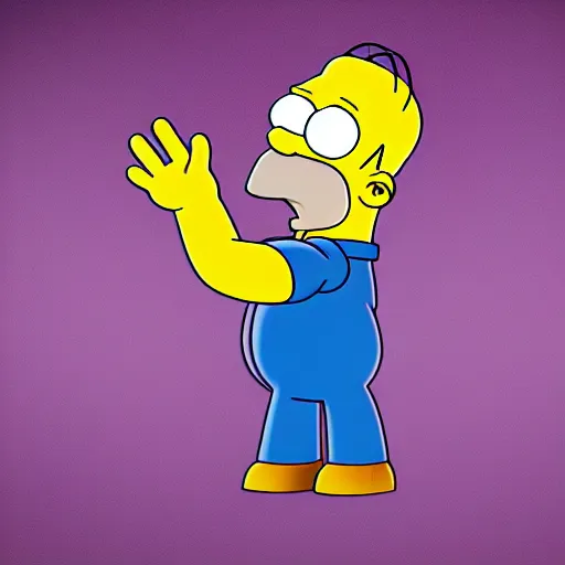 Image similar to Thanos Homer Simpson s, cinematic, 4K