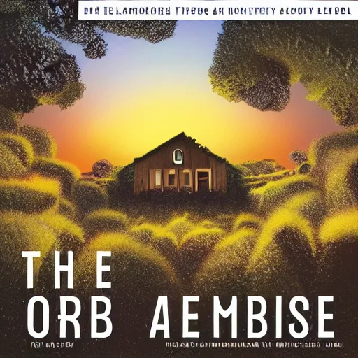 Prompt: the orb ambient house album cover