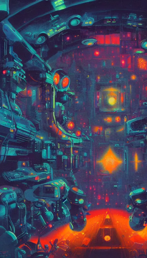 Image similar to techno artwork, by paul lehr,