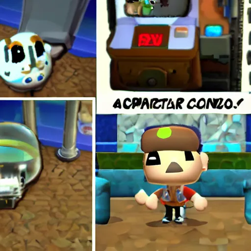 Image similar to terminator in animal crossing