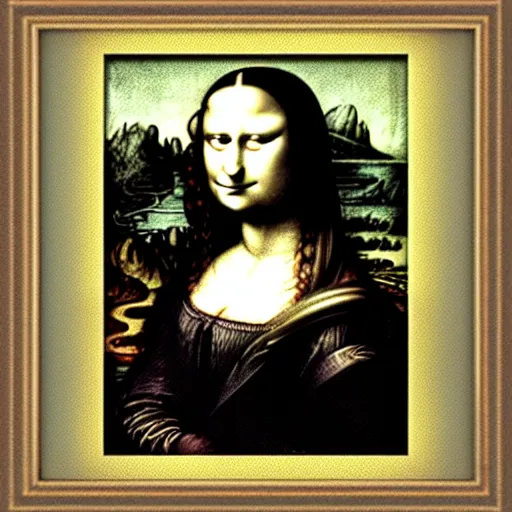 Image similar to minion, painting, davinci, mona lisa