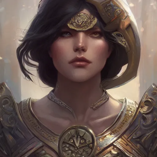 Image similar to Leif GW Persson, closeup, D&D, fantasy, intricate, elegant, highly detailed, digital painting, artstation, concept art, matte, sharp focus, illustration, hearthstone, art by Artgerm and Greg Rutkowski and Alphonse Mucha