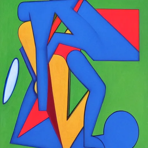 Image similar to art as an algorithm by Olexandr Archipenko