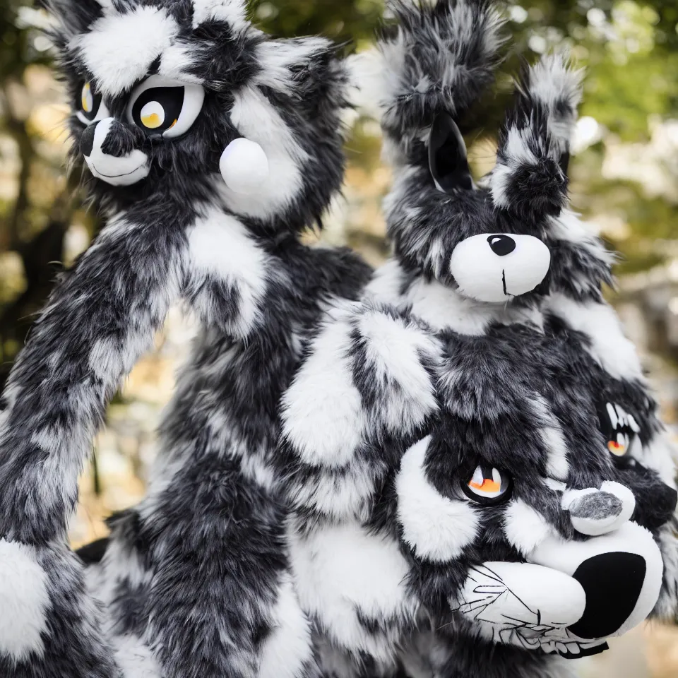 Prompt: extremely detailed photoshoot of the best made japanese fursuit 1 6 k raw format nikon 6 0 mm f 2. 8