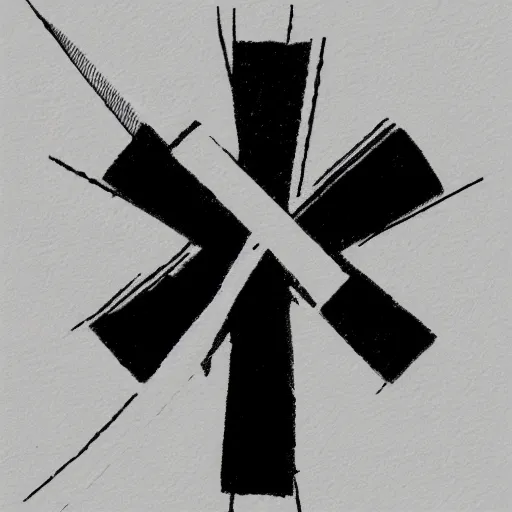 Prompt: pen and ink cross hatched texture, black and white high contrast, hatching