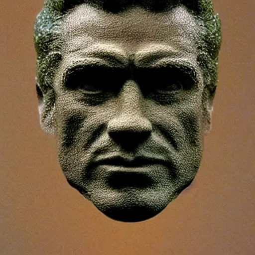 Image similar to chia head of arnold schwarzenegger