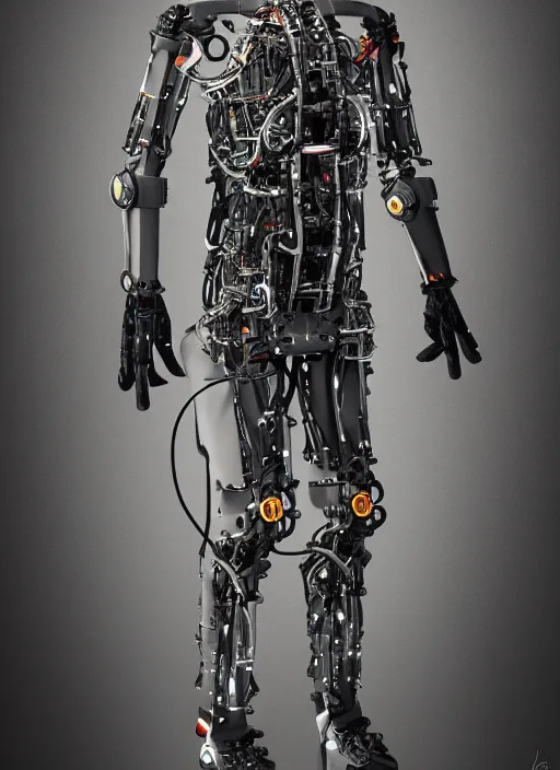 Prompt: cybernetic exoskeleton by Albrecht Drurer