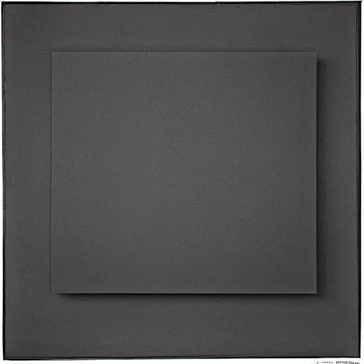 Image similar to filled square canvas of the black void by karl gerstner, solid color, full frame, 8 k scan