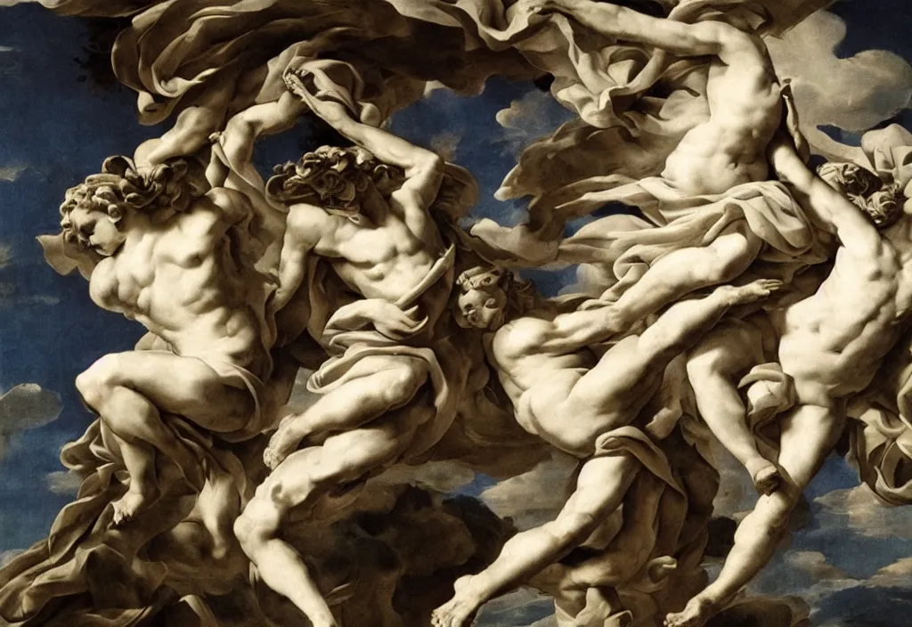 Image similar to an artwork by gian lorenzo bernini