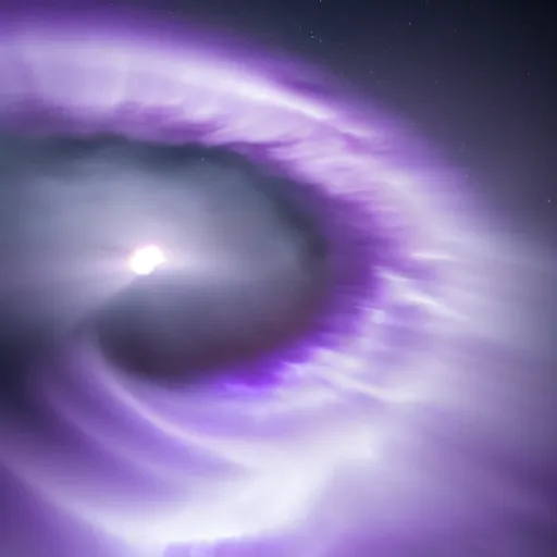Image similar to amazing photo of a purple tornado by marc adamus, beautiful dramatic lighting