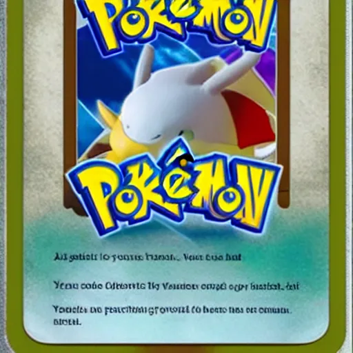 Prompt: new Pokémon card