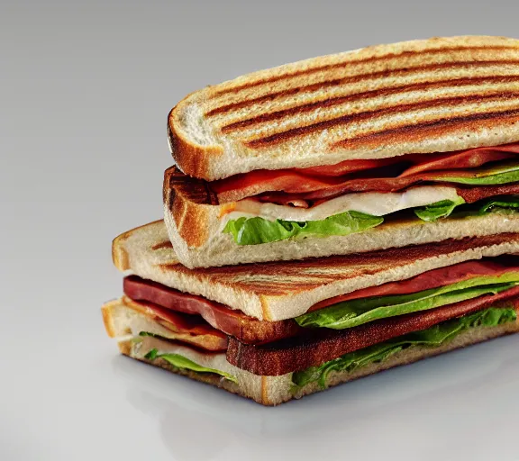 Prompt: a 4 k photorealistic photo of a panini sandwich