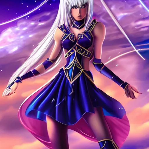 Image similar to beautiful dark magician girl, full body, mystical, ultra detailed, 4 k