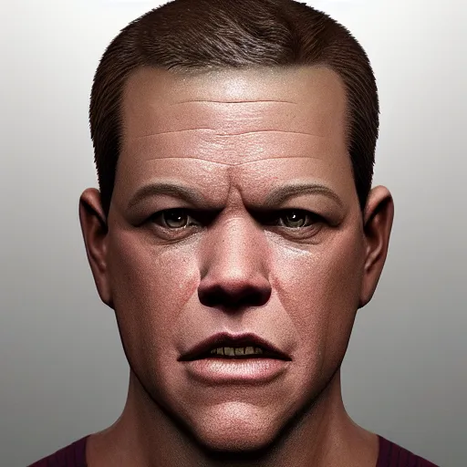 Image similar to hyperrealistic mixed media image of Matt Damon bald head disguised as !!foreskin!!, stunning 3d render inspired art by István Sándorfi and Greg Rutkowski, perfect facial symmetry, realistic, highly detailed attributes and atmosphere, dim volumetric cinematic lighting, 8k octane extremely hyper-detailed render, post-processing, masterpiece,