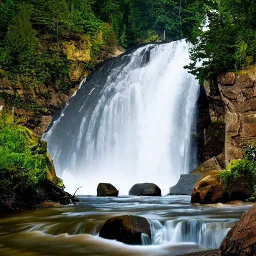 Image similar to spectacular waterfalls, winning award photo. canon rf 8 5 mm, 4 k. very detailed