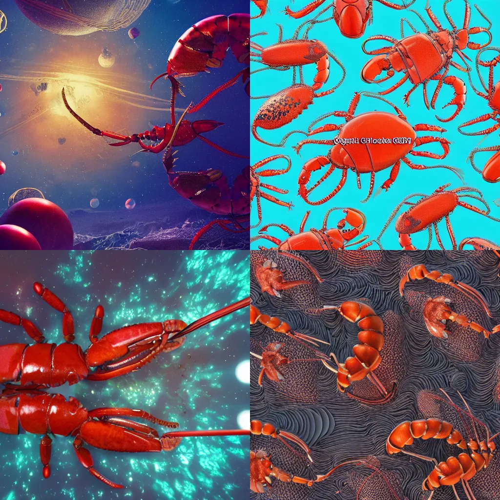 Prompt: Lobster Planet, intricate, highly detailed, beautiful lighting, 8k