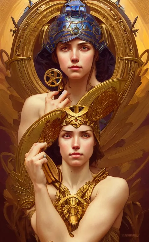 athena greek mythology painting