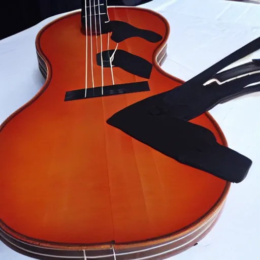 Image similar to guitar in cello shape