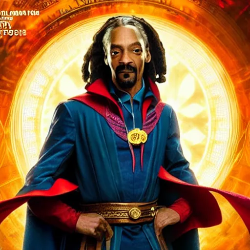 Image similar to snoop dogg as doctor strange, marvel cinematic universe, 2 k photo