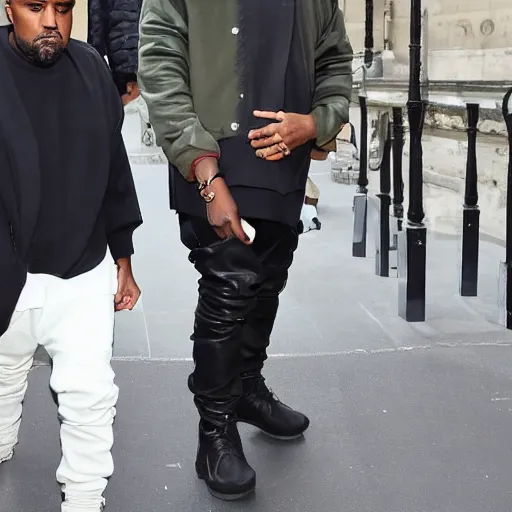 Prompt: What did Kanye see in Paris?