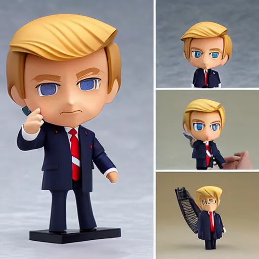 Prompt: donald trump nendoroid