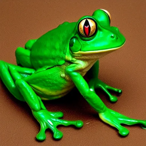 Prompt: person that looks like a frog