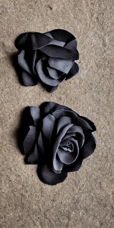 Image similar to black rose petals that look like a crow