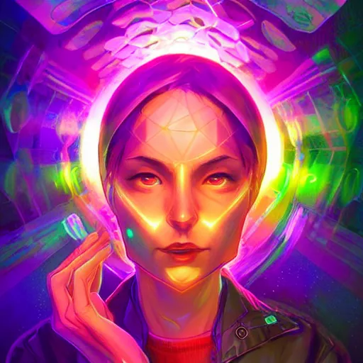 Image similar to skill magic geek inside matrix deepdream radiating a glowing aura stuff loot legends stylized digital illustration video game icon artstation lois van baarle, ilya kuvshinov, rossdraws,