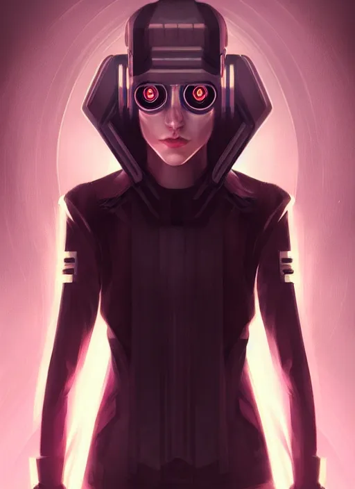 Image similar to « a portrait o cyberpunk hitler, glowing eyes, a digital painting by charlie bowater, featured on cgsociety, fantasy art, behance hd, wiccan, artstation hd »