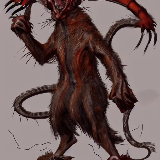 The rat king or roi-de-rats is a very creepy conjoined creature