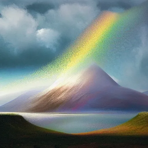 Image similar to scottish mountain scene by gabriel dawe