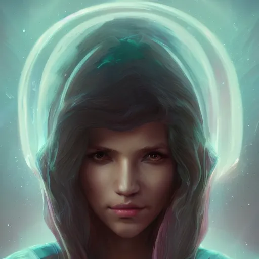 Image similar to beautiful girl in a wormhole character concept style, by Mateusz Urbanowicz, beautiful girl, 8k character concept art, by WLOP, cinematic lighting, trending on artstation, symmetrical portrait symmetrical, highly detailed CGsociety, hyper