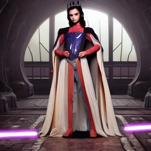 Image similar to victoria justice as princess padme in star wars episode 3, 8 k resolution, cinematic lighting, anatomically correct