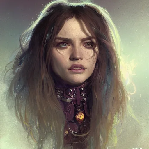 Prompt: Three quarters portrait of a necromancer sorcerer, highly detailed, digital painting, art by Stanley Lau and Artgerm and magali villeneuve and Alphonse Mucha, artstation, octane render, cgsociety