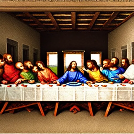 Image similar to last supper