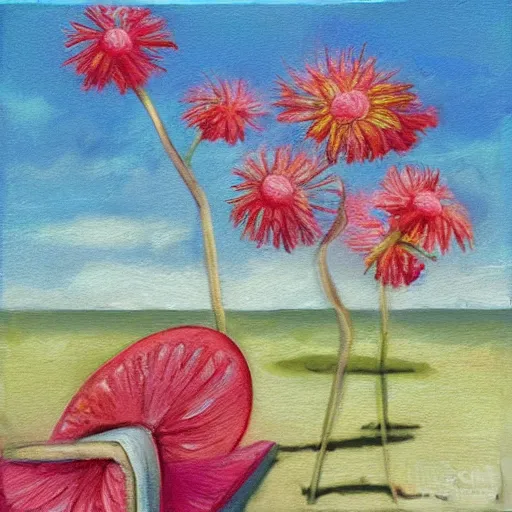 Image similar to surreal summer magnesium, art by sandra pelser