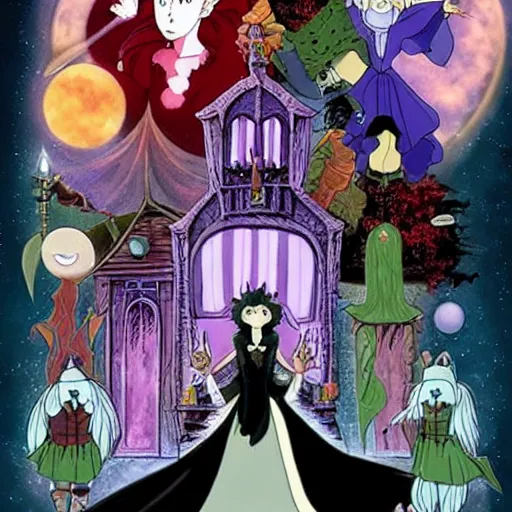 Image similar to hocus pocus movie by studio ghibli