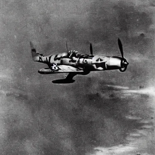 Image similar to ww 2 photo of a stuka dive bombers diving into the battlefield