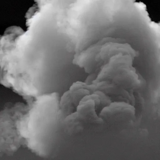 Prompt: a cloud of smoke shaped like an angry joe biden