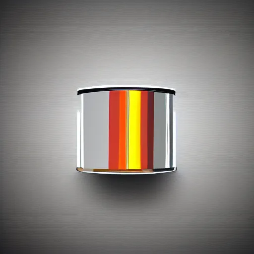 Image similar to can of paint, minimal, modern