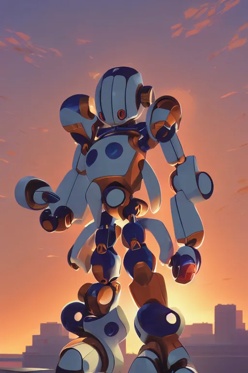 Image similar to metabots medabots medarotto medarot robot minimalist comics, behance hd by jesper ejsing, by rhads, makoto shinkai and lois van baarle, ilya kuvshinov, rossdraws global illumination ray tracing hdr radiating a glowing aura