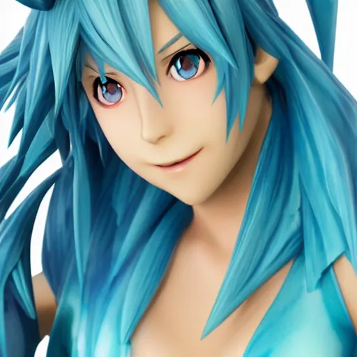 Image similar to Aqua from Kindgom Hearts Birth by Sleep,by Tetsuya Nomura,high quality