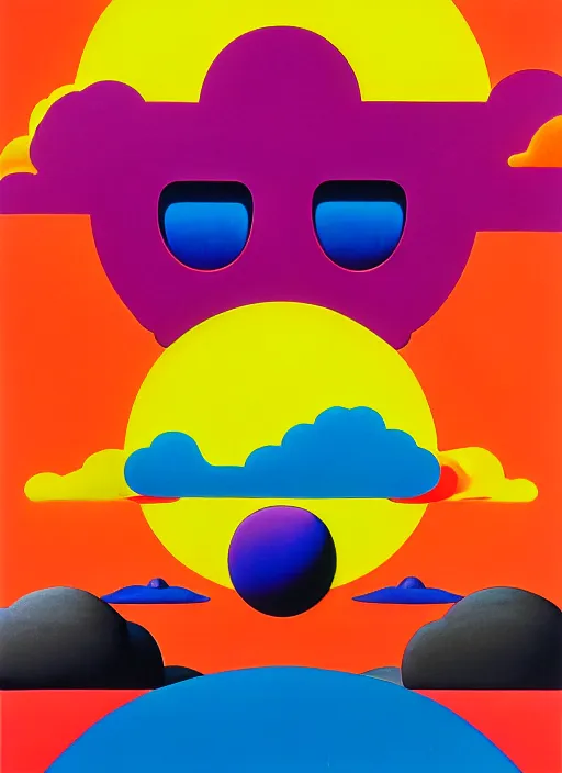 Image similar to illustrated bomb by shusei nagaoka, kaws, david rudnick, airbrush on canvas, pastell colours, cell shaded, 8 k